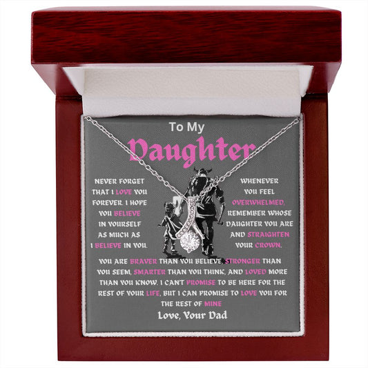 To My Daughter | You Are Braver | Alluring Beauty Necklace