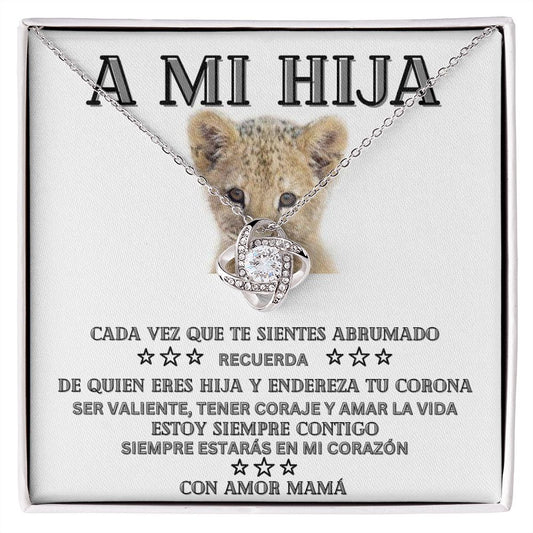 A Mi Hija | Love Knot Necklace