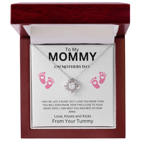 To My Mommy | Until I Can Meet You | Love Knot Necklace