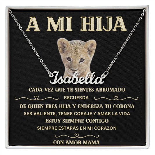 A Mi Hija | Personalized Name Necklace