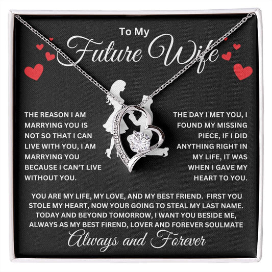 To My Future Wife | Today And Beyond Tomorrow | Forever Lover Necklace